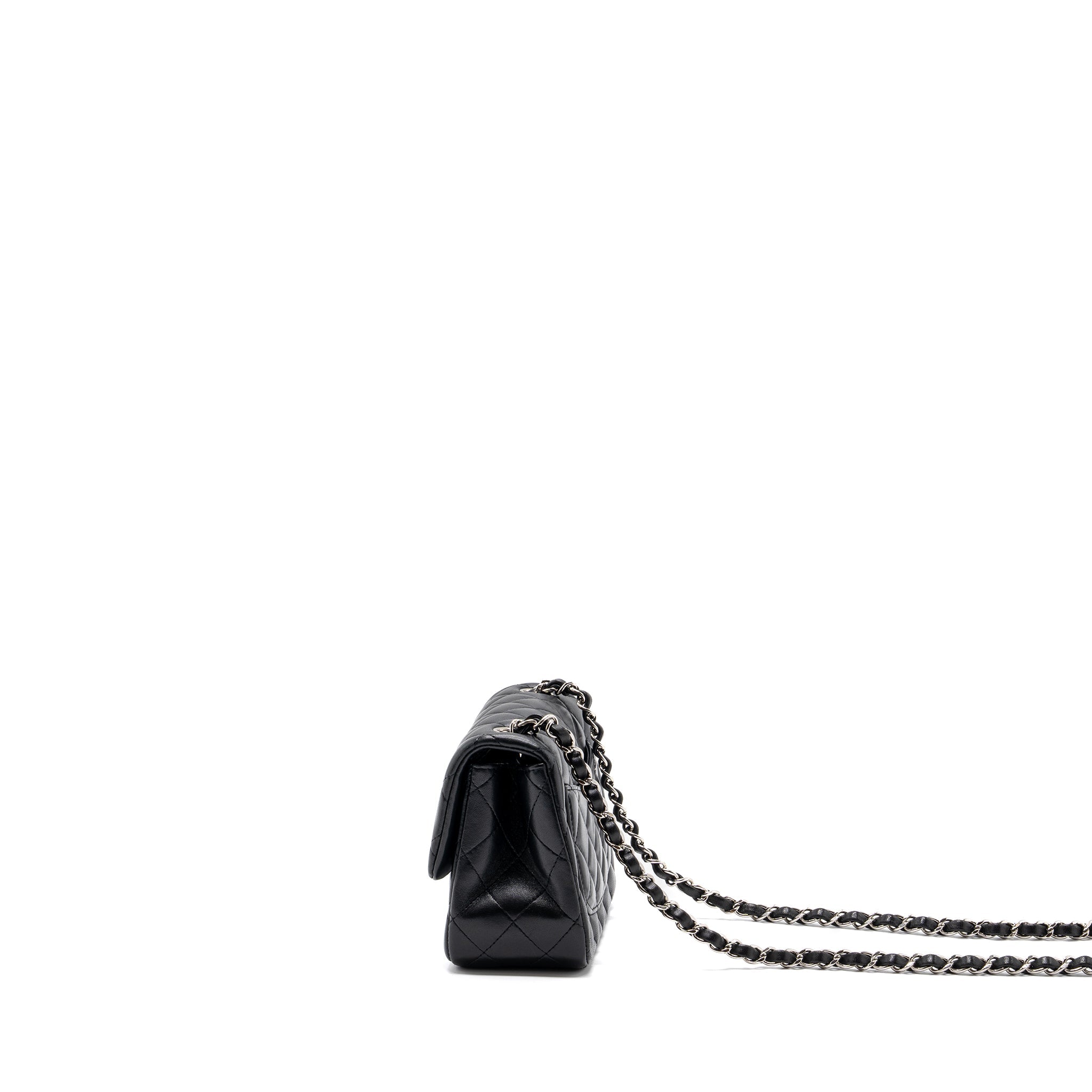 copy-of-chanel-mini-square-flap-bag-lambskin-black-shw