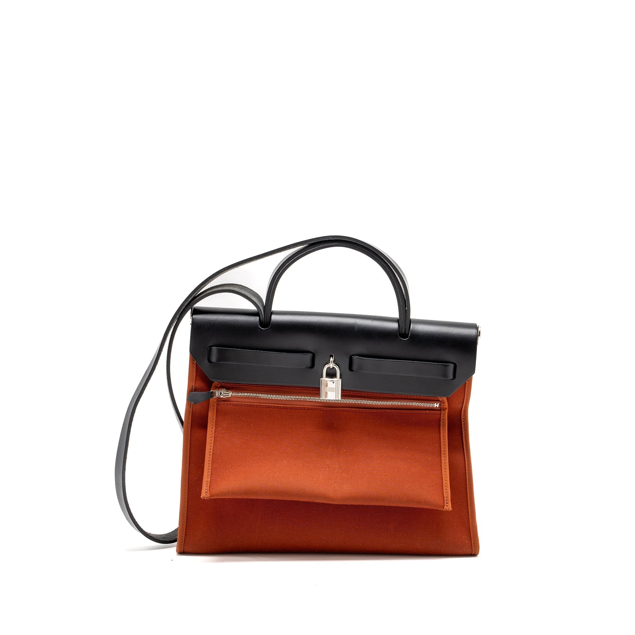 hermes-herbag-31-zip-bag-canvas-hunter-leather-cuivre-black-shw-stamp-a