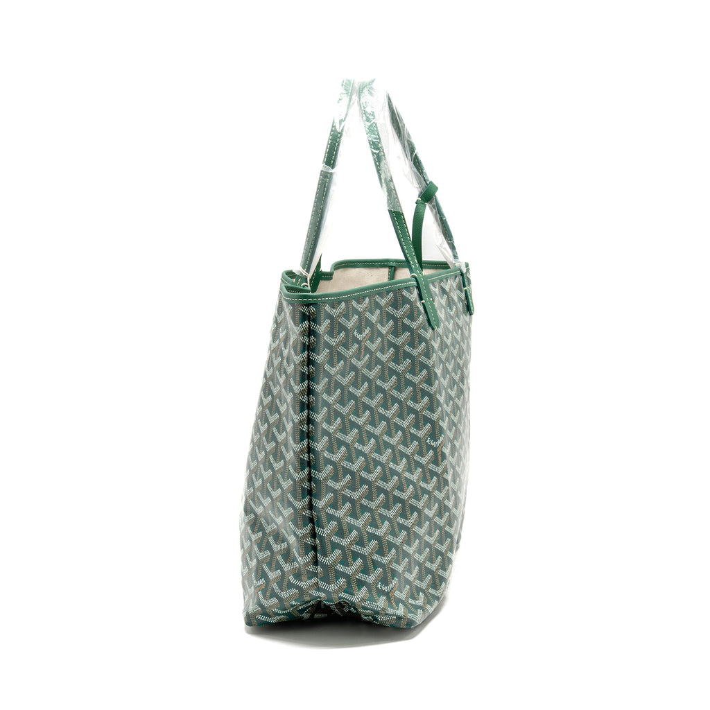 goyard-saint-louis-pm-tote-goyardine-canvas-green-shw