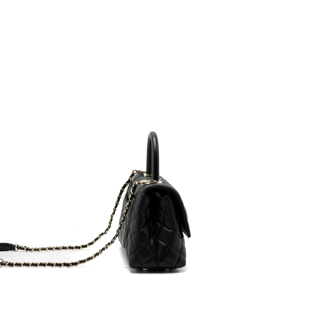 chanel-small-coco-handle-caviar-black-lghw-microchip-8
