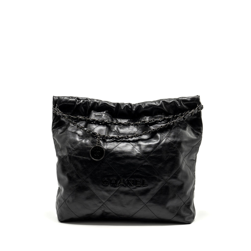 chanel-medium-22-bag-calfskin-so-black-microchip-copy-1