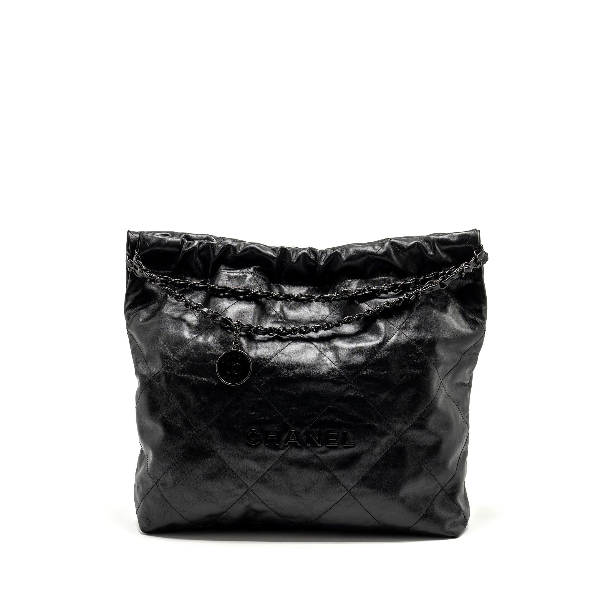 chanel-medium-22-bag-calfskin-so-black-microchip-copy-1
