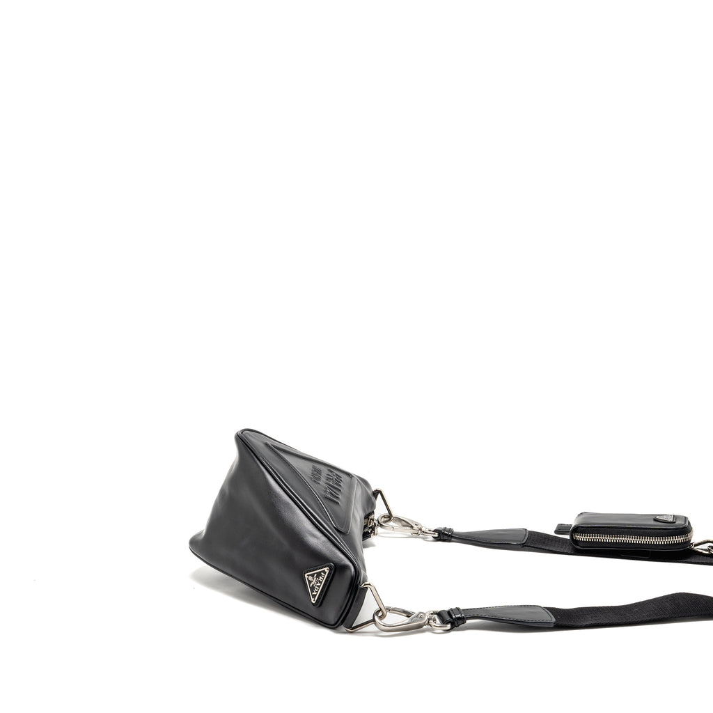 prada-triangle-shoulder-bag-leather-black-shw-no-price