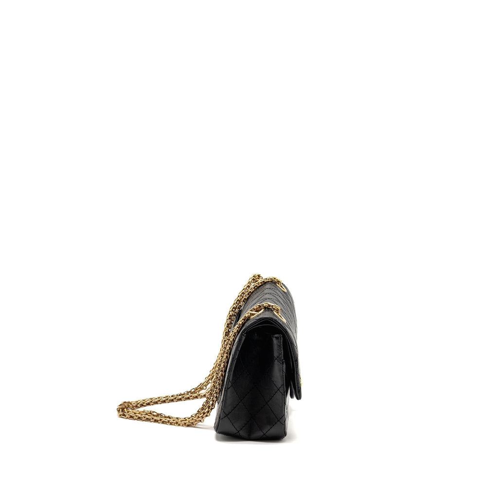 chanel-small-2-55-reissue-double-flap-bag-age-calfskin-black-ghw