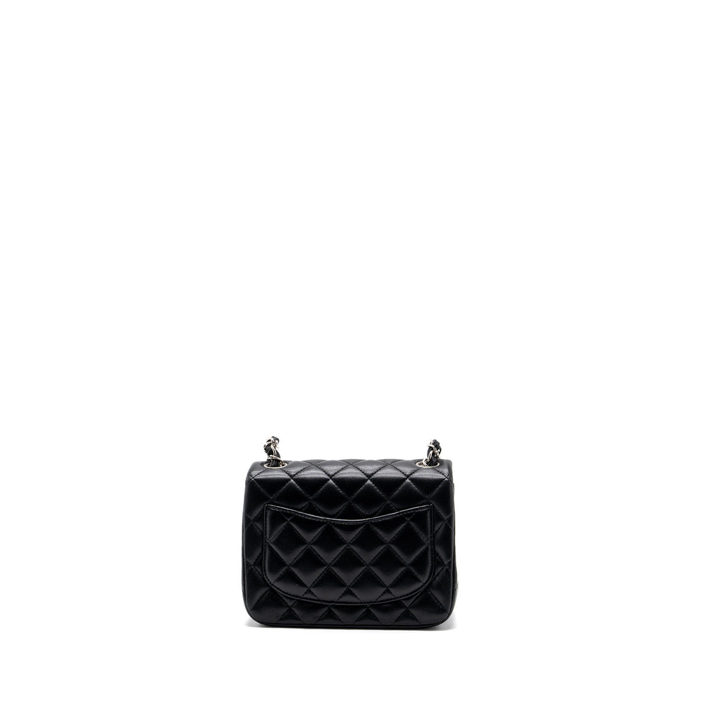 copy-of-chanel-mini-square-flap-bag-lambskin-black-shw