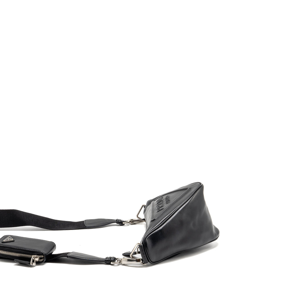 prada-triangle-shoulder-bag-leather-black-shw-no-price