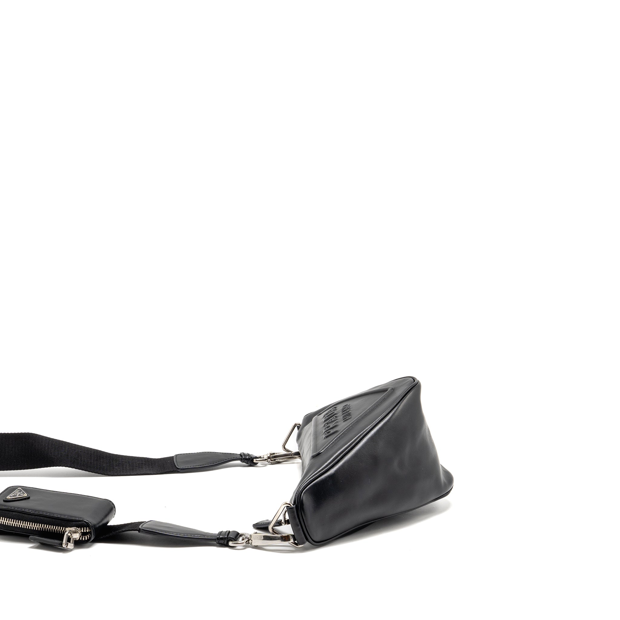 prada-triangle-shoulder-bag-leather-black-shw-no-price
