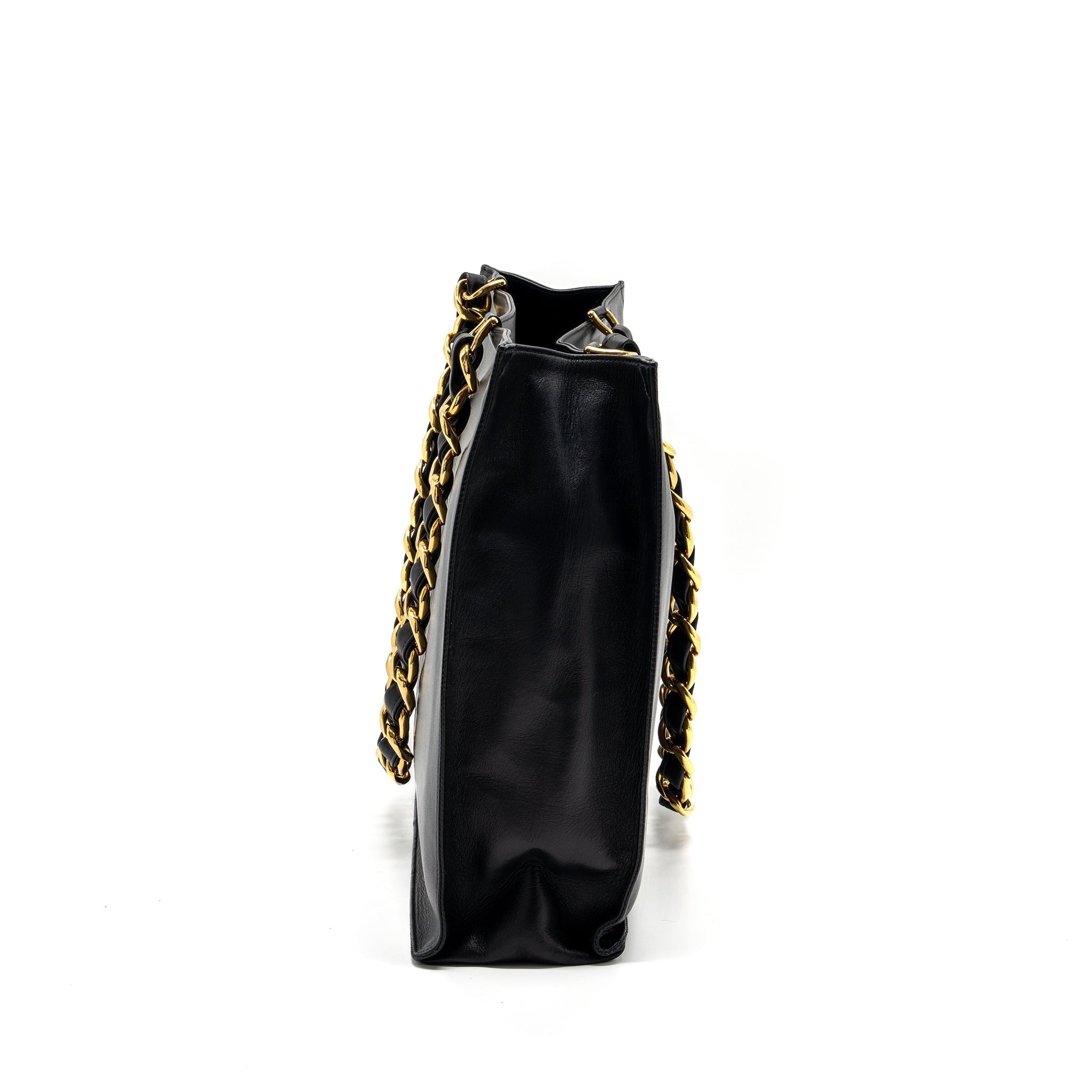 chanel-vintage-tote-bag-calfskin-black-ghw