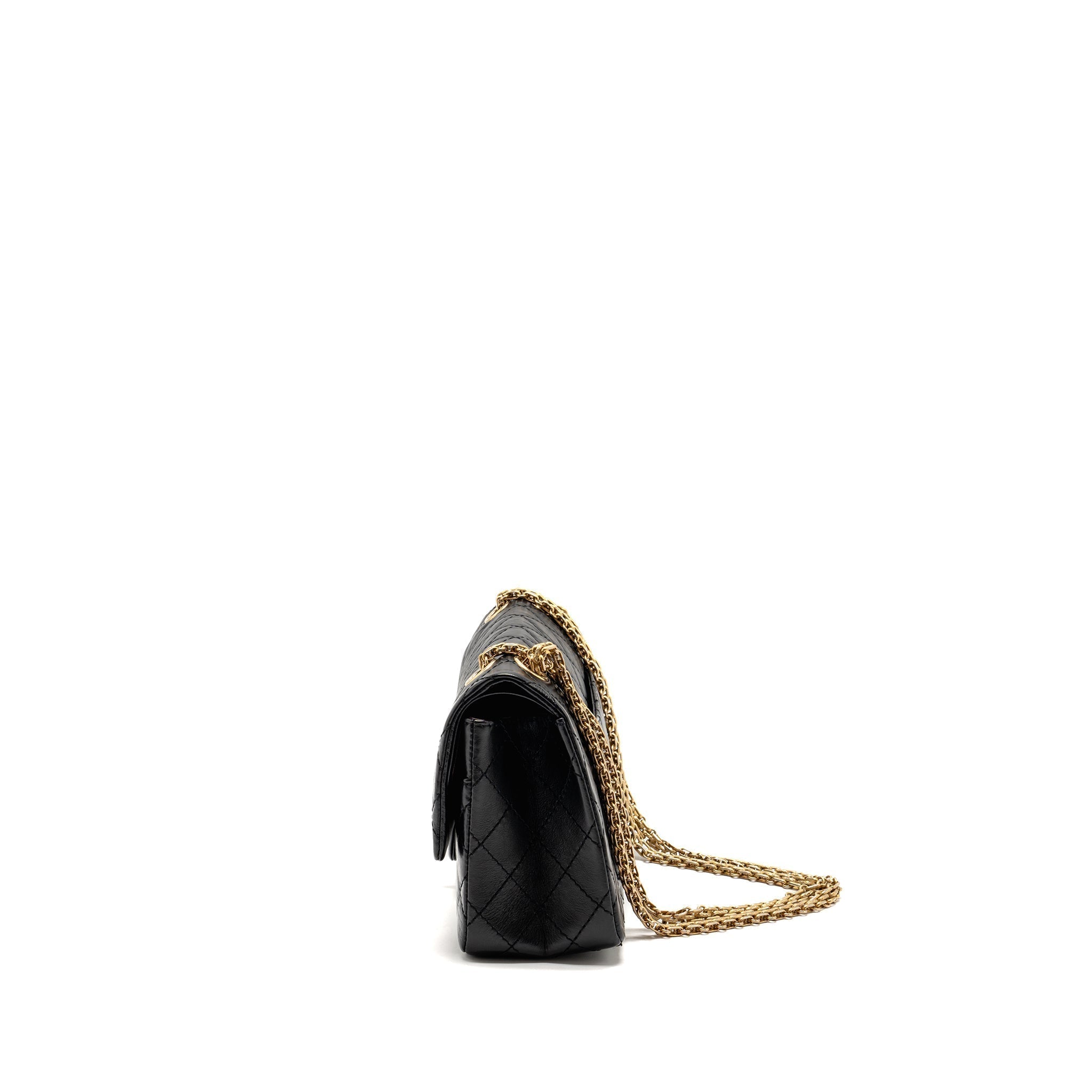 chanel-small-2-55-reissue-double-flap-bag-age-calfskin-black-ghw