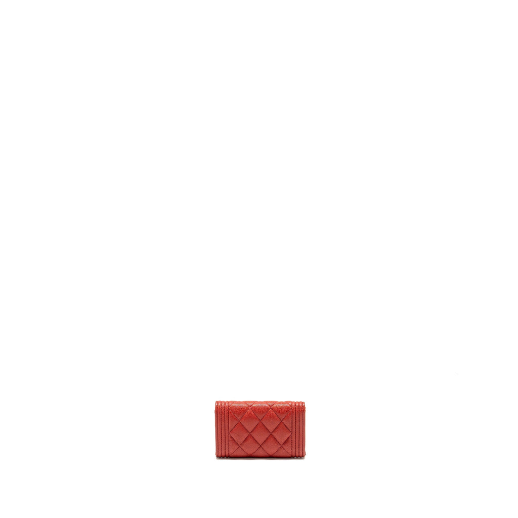 chanel-boy-flap-card-holder-caviar-red-shw