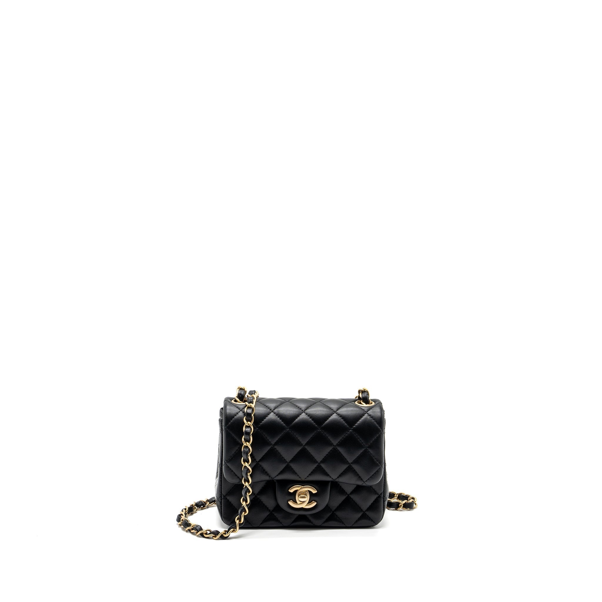 chanel-classic-mini-square-flap-bag-lambskin-black-brushed-ghw