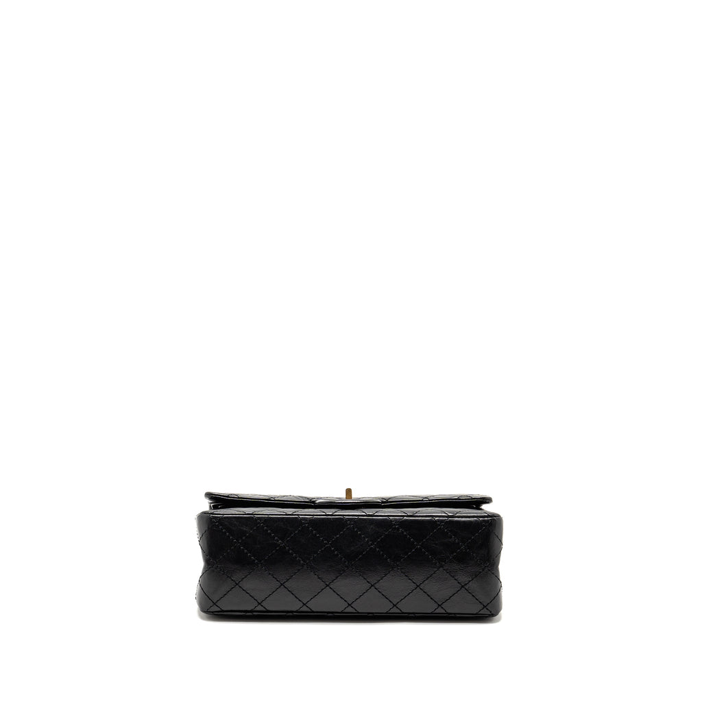 chanel-small-2-55-reissue-double-flap-bag-age-calfskin-black-ghw