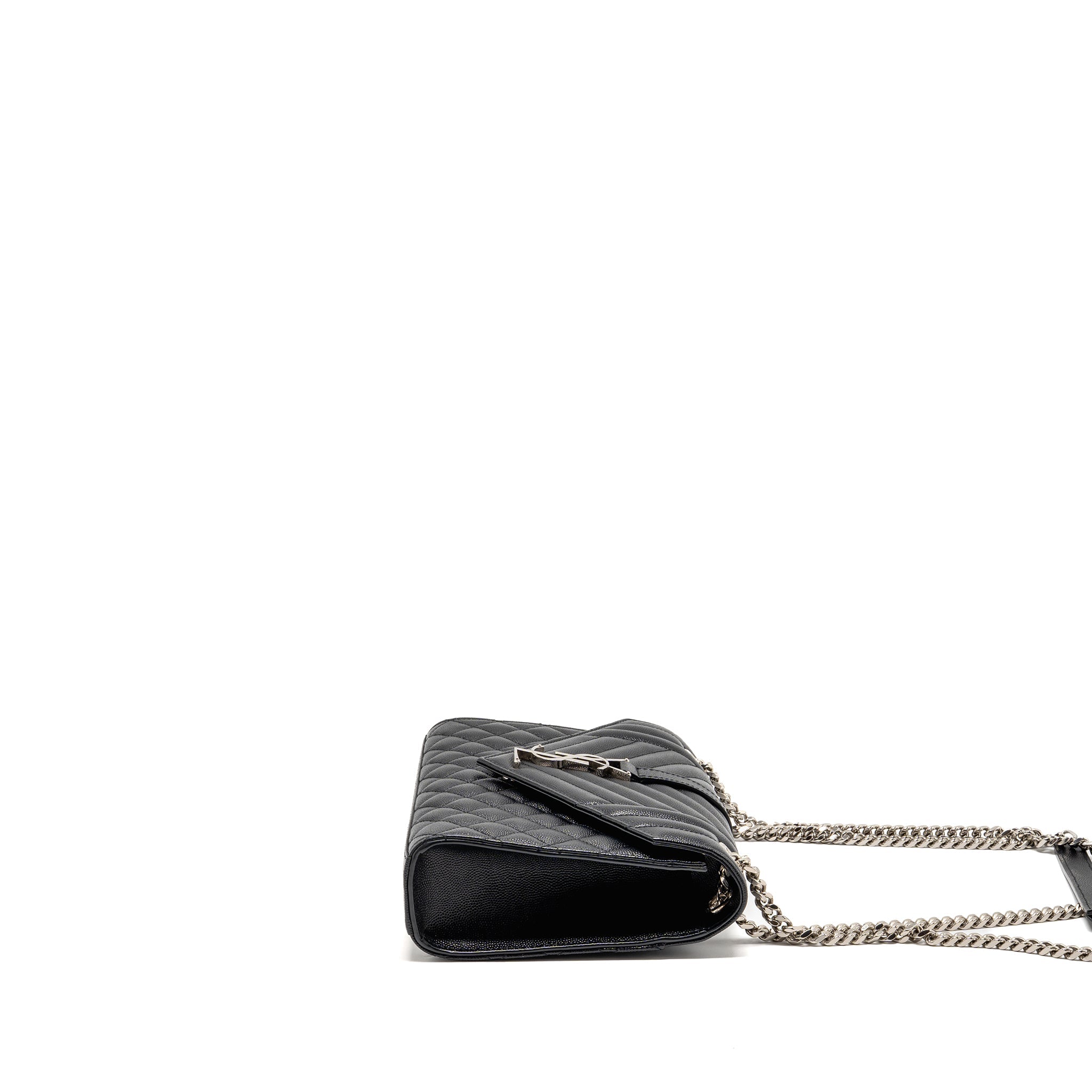 saint-laurent-ysl-medium-envelop-bag-grained-calfskin-black-shw