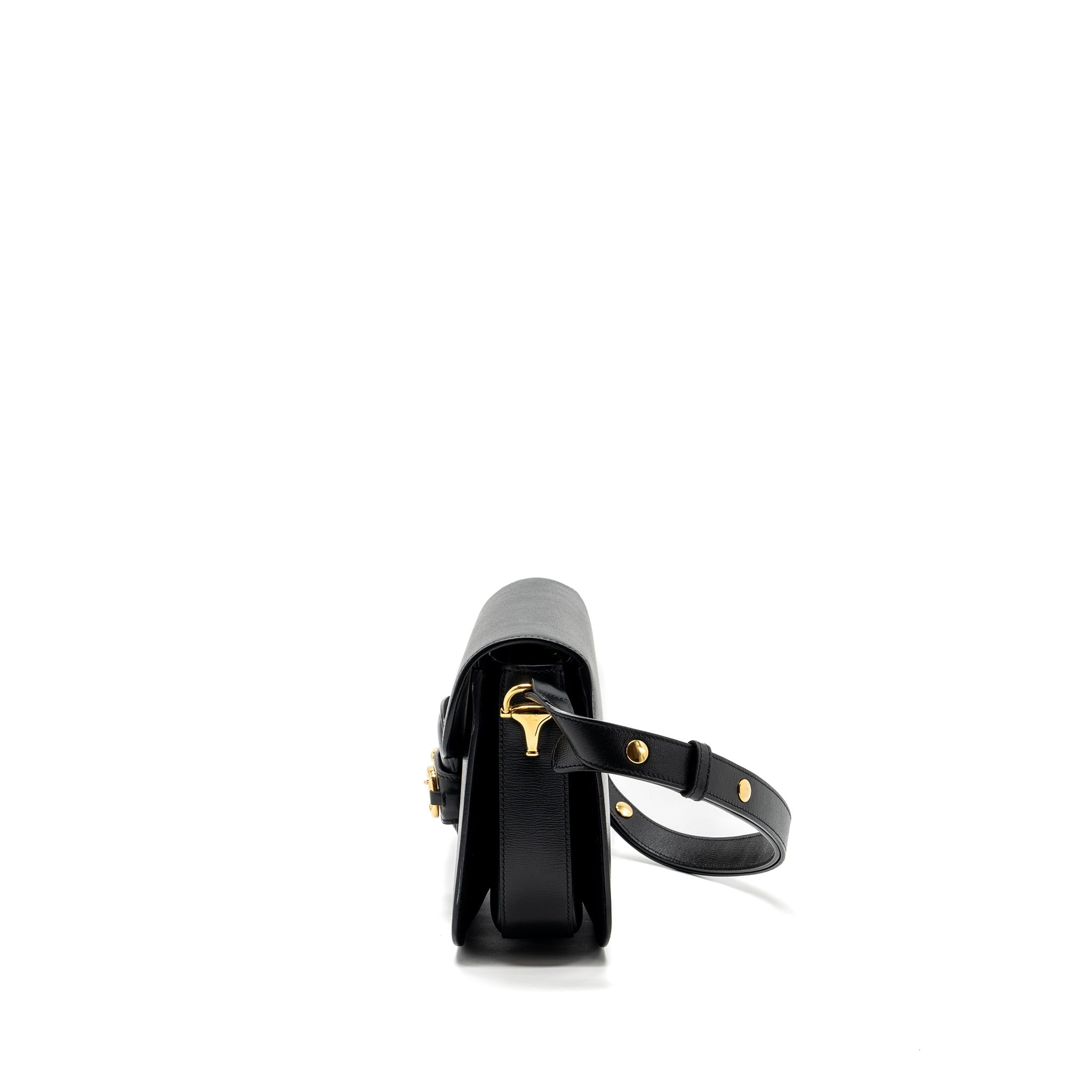 gucci-horsebit-1955-shoulder-bag-leather-black-ghw