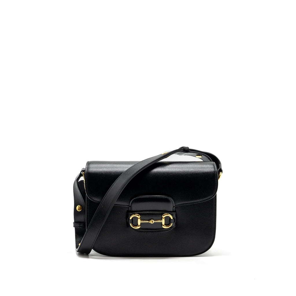 gucci-horsebit-1955-shoulder-bag-leather-black-ghw
