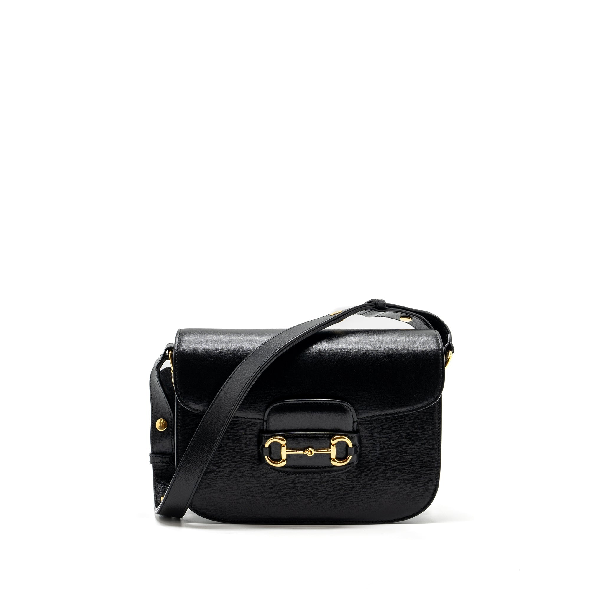 gucci-horsebit-1955-shoulder-bag-leather-black-ghw