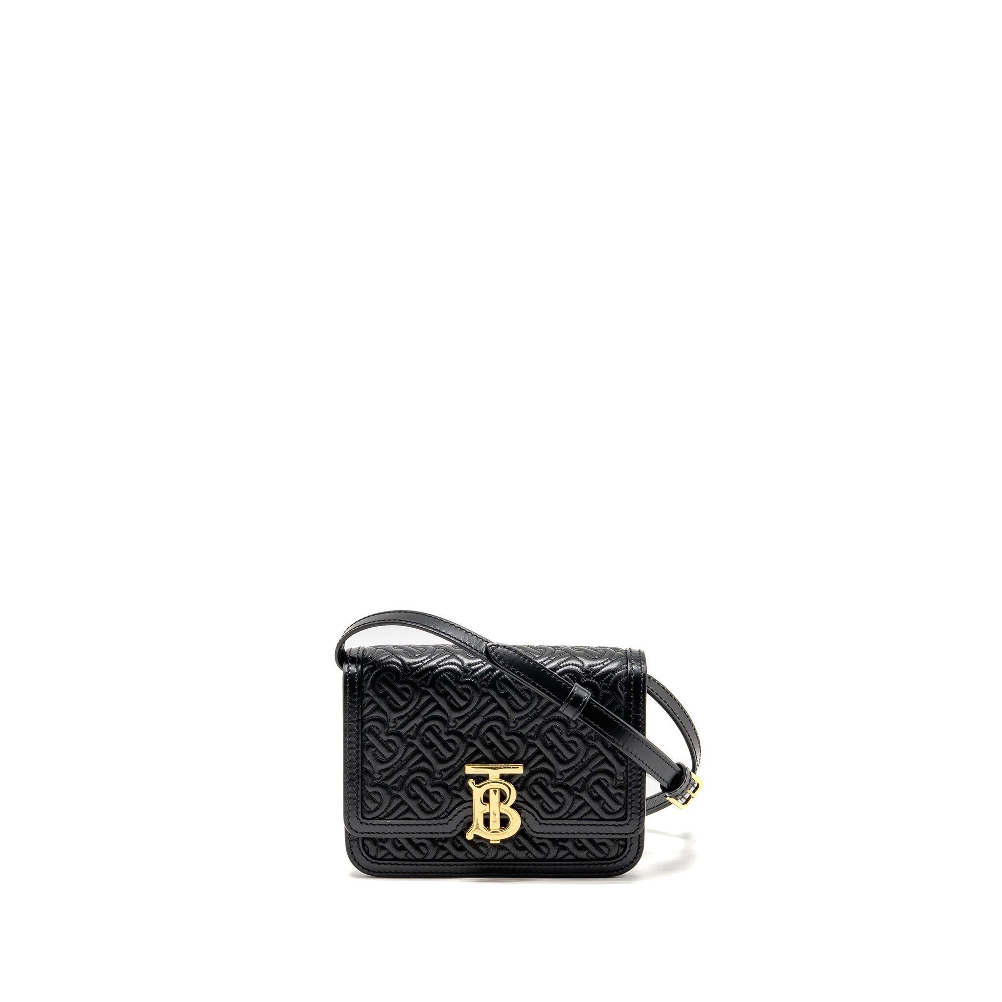 burberry-mini-tb-monogram-embossed-shoulder-bag-lambskin-black-ghw
