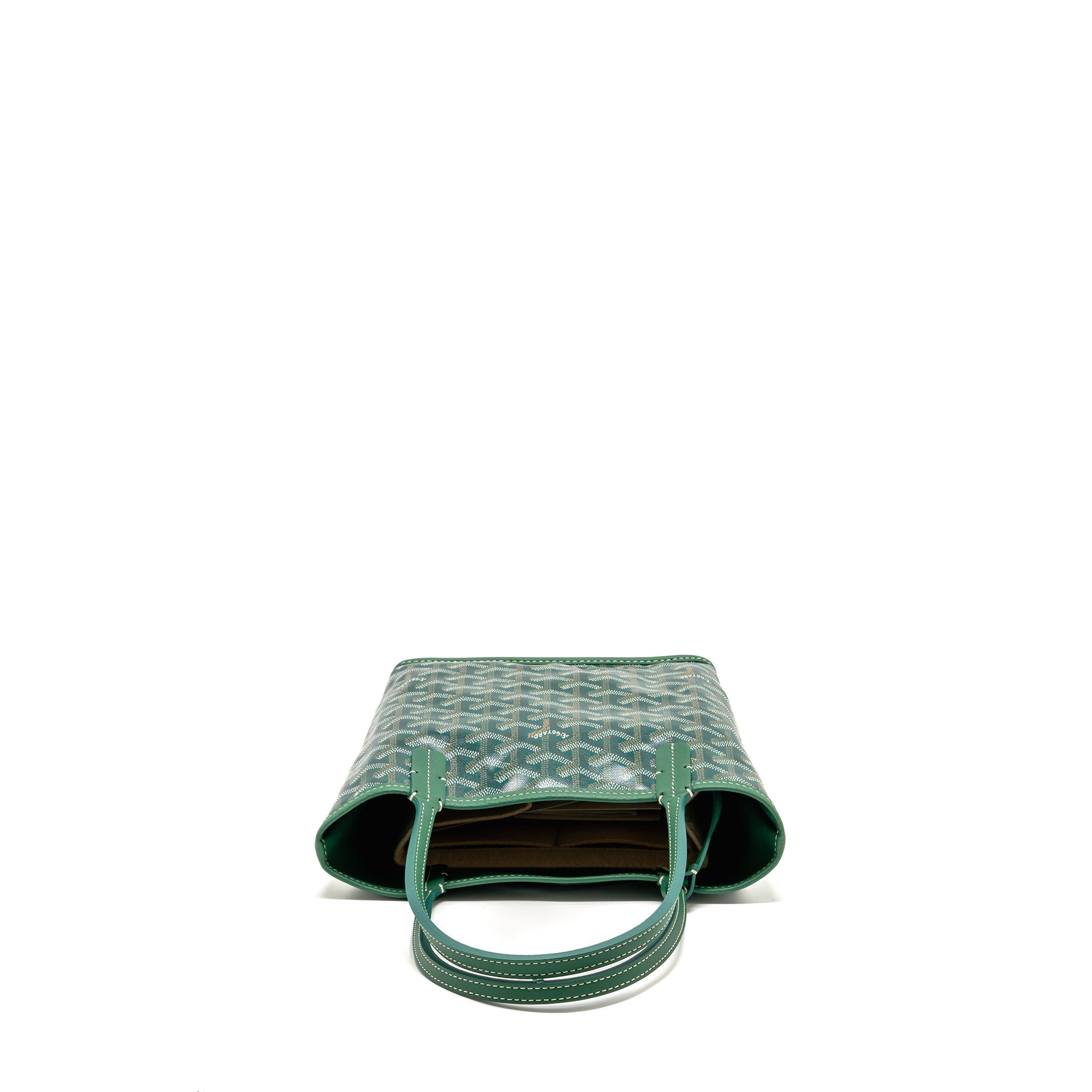 goyard-mini-anjou-tote-goyardine-canvas-calfskin-green-shw