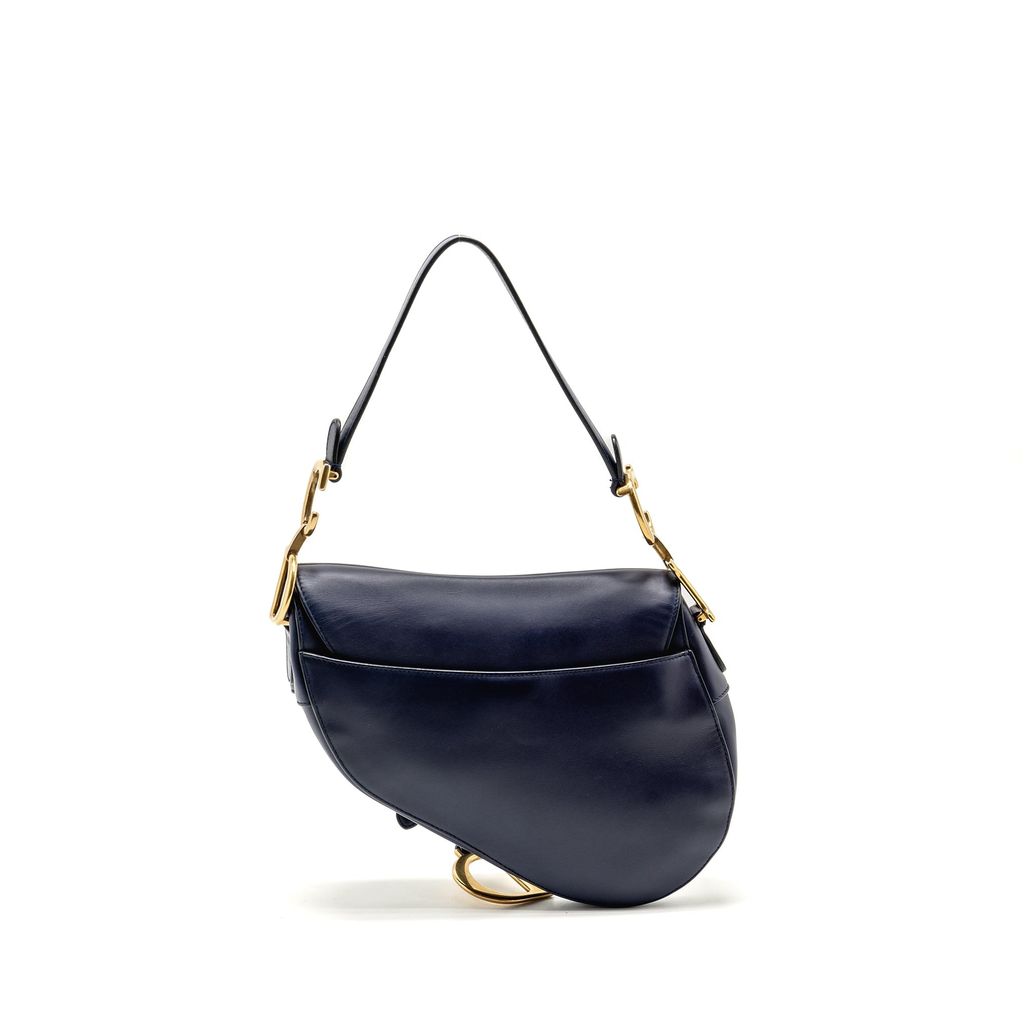 dior-medium-saddle-bag-calfskin-navy-ghw-with-black-oblique-strap