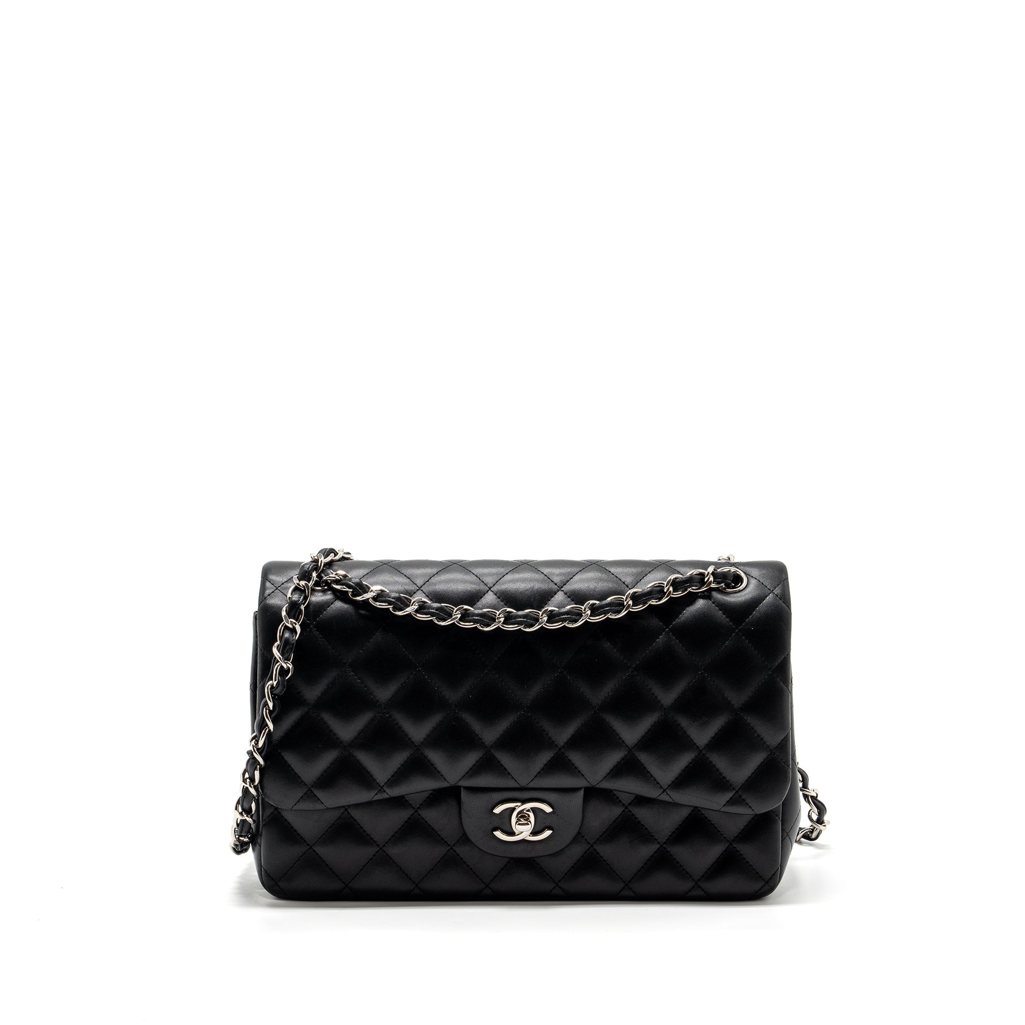 chanel-jumbo-classic-double-flap-lambskin-black-shw-copy