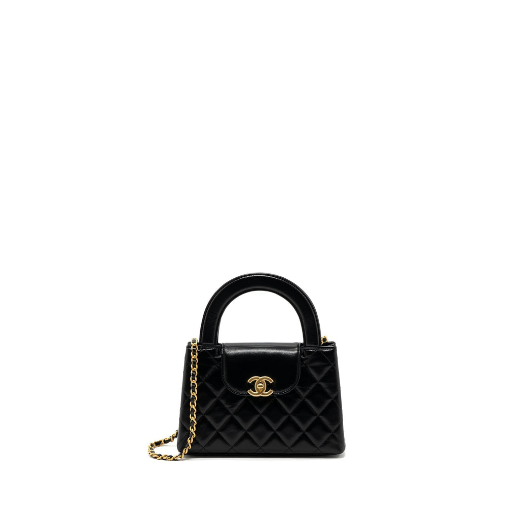 chanel-23k-mini-shopping-bag-calfskin-black-ghw-microchip