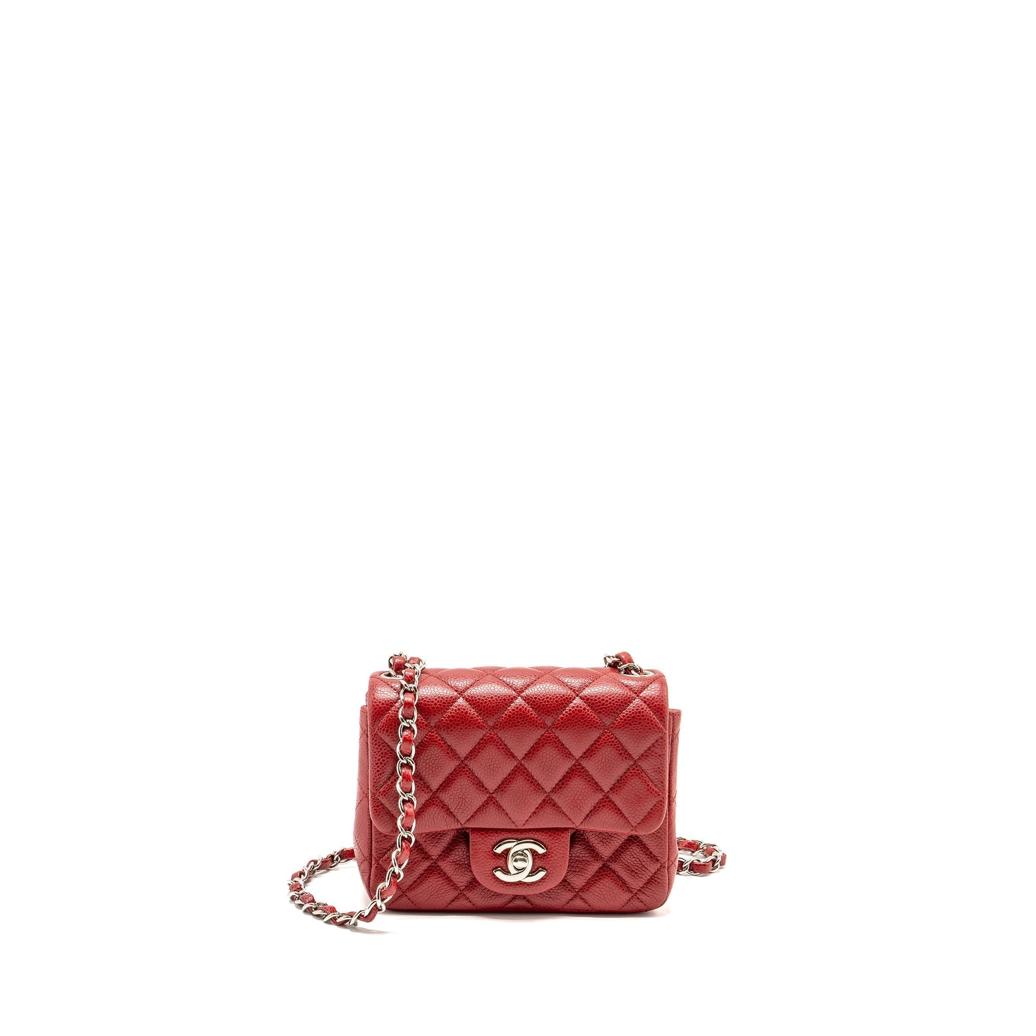 chanel-mini-square-red