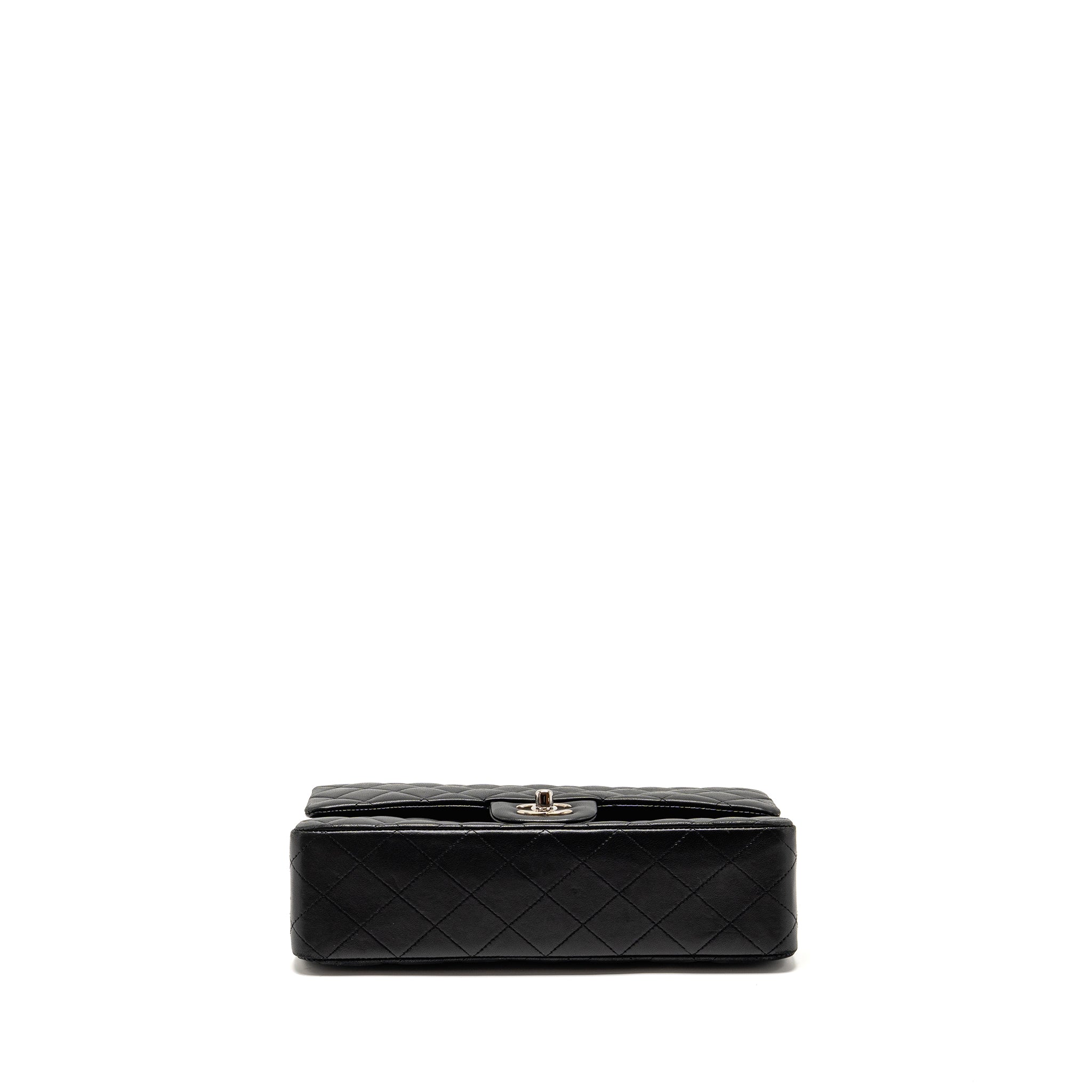chanel-medium-classic-double-flap-bag-lambskin-black-shw-copy-2