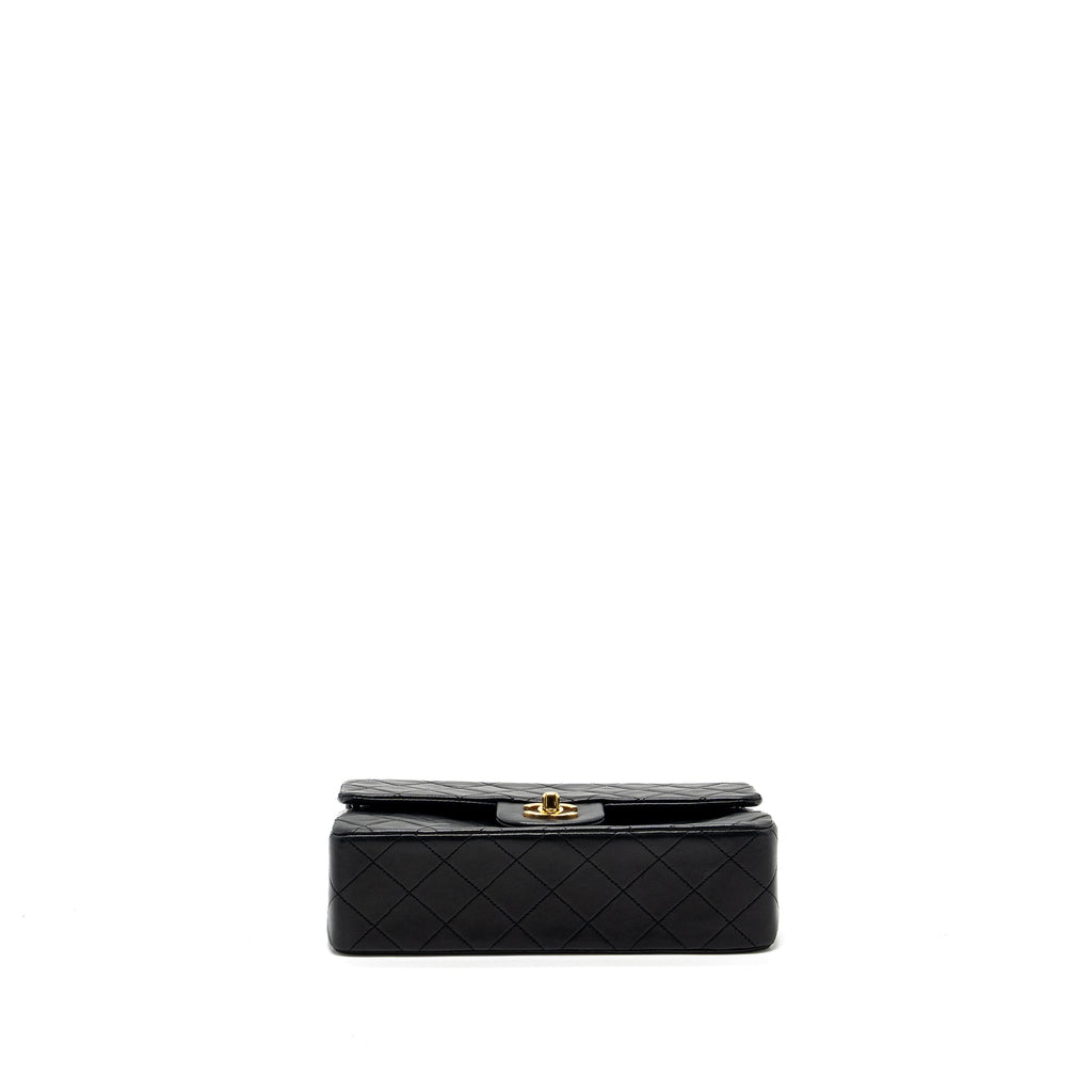 chanel-vintage-small-classic-double-flap-bag-lambskin-black-ghw