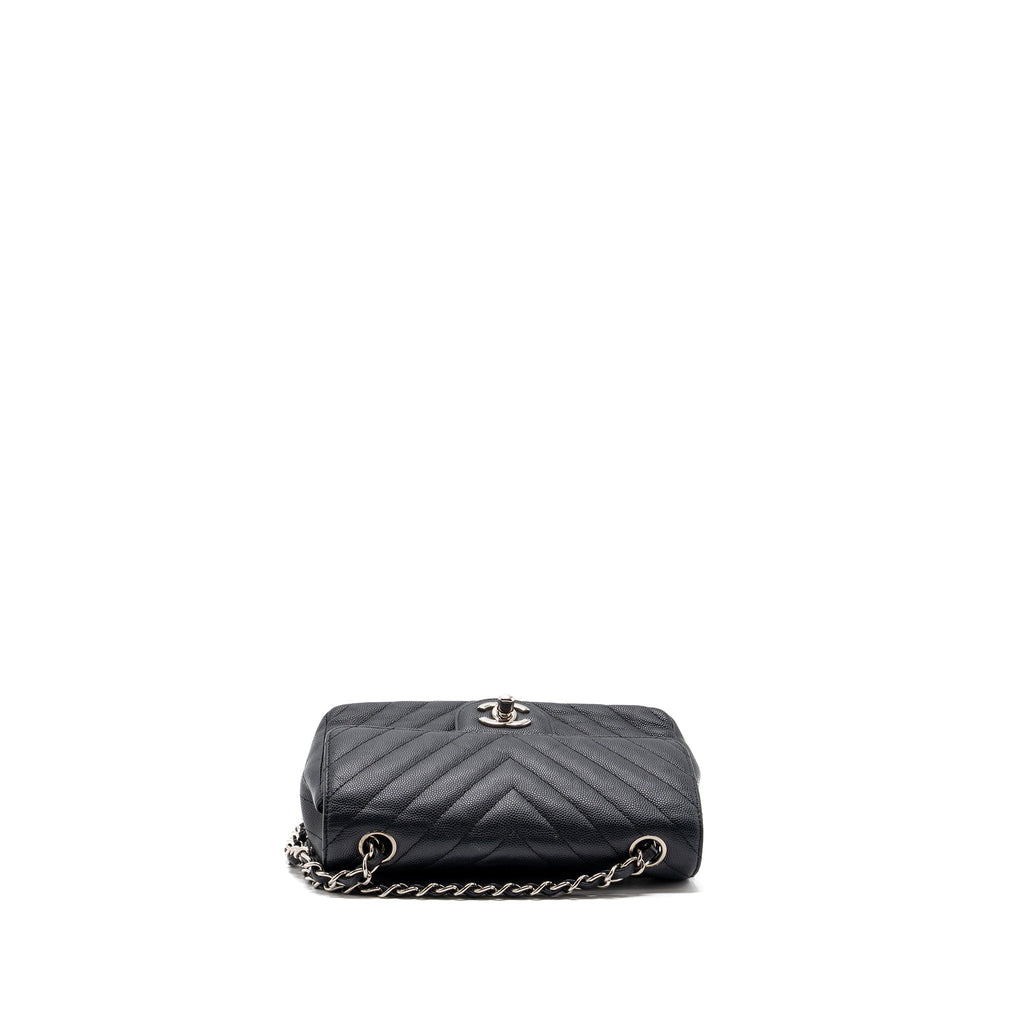 chanel-mini-rectangle-flap-bag-chevron-caviar-black-shw
