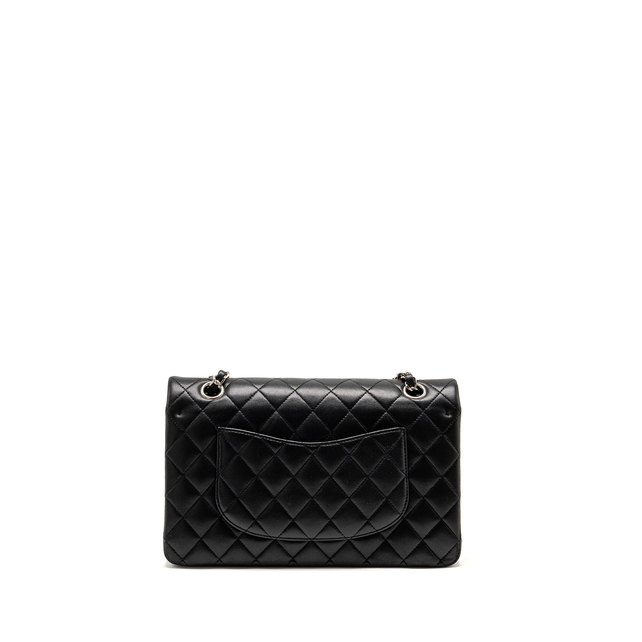 chanel-medium-classic-double-flap-bag-lambskin-black-shw-copy-2