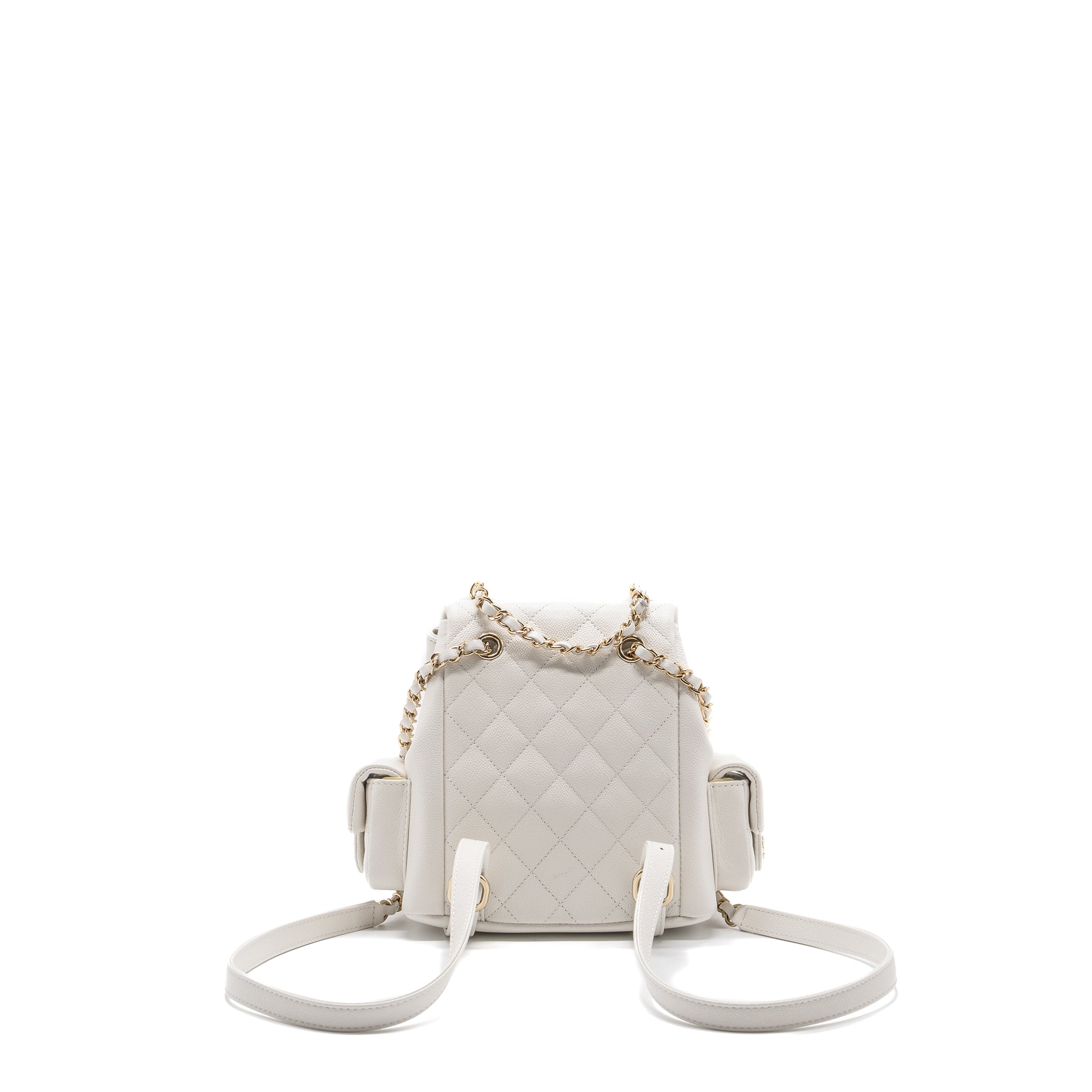 copy-of-chanel-23k-triple-pocket-mini-backpack-caviar-white-lghwmicrochip