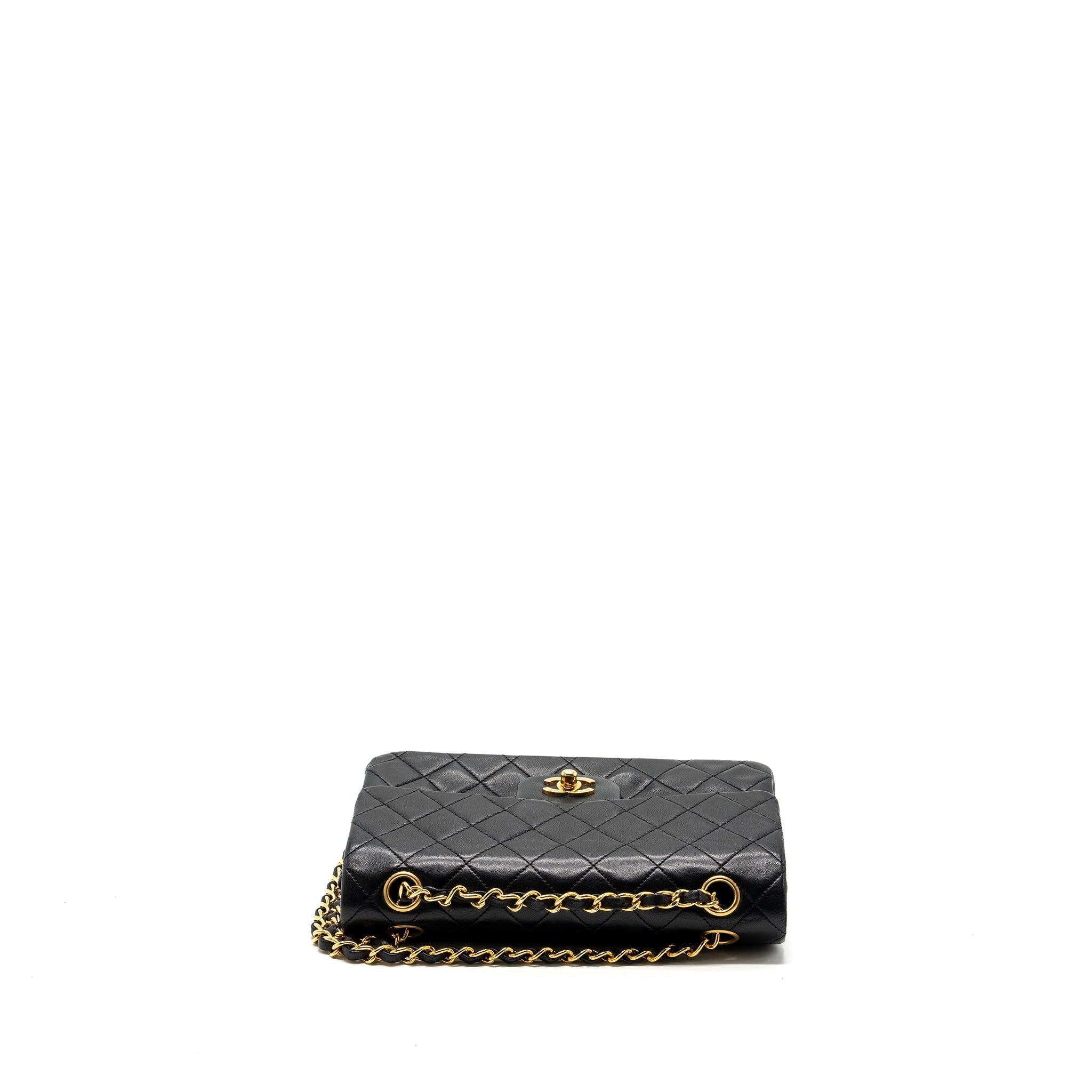 chanel-vintage-small-classic-double-flap-bag-lambskin-black-ghw