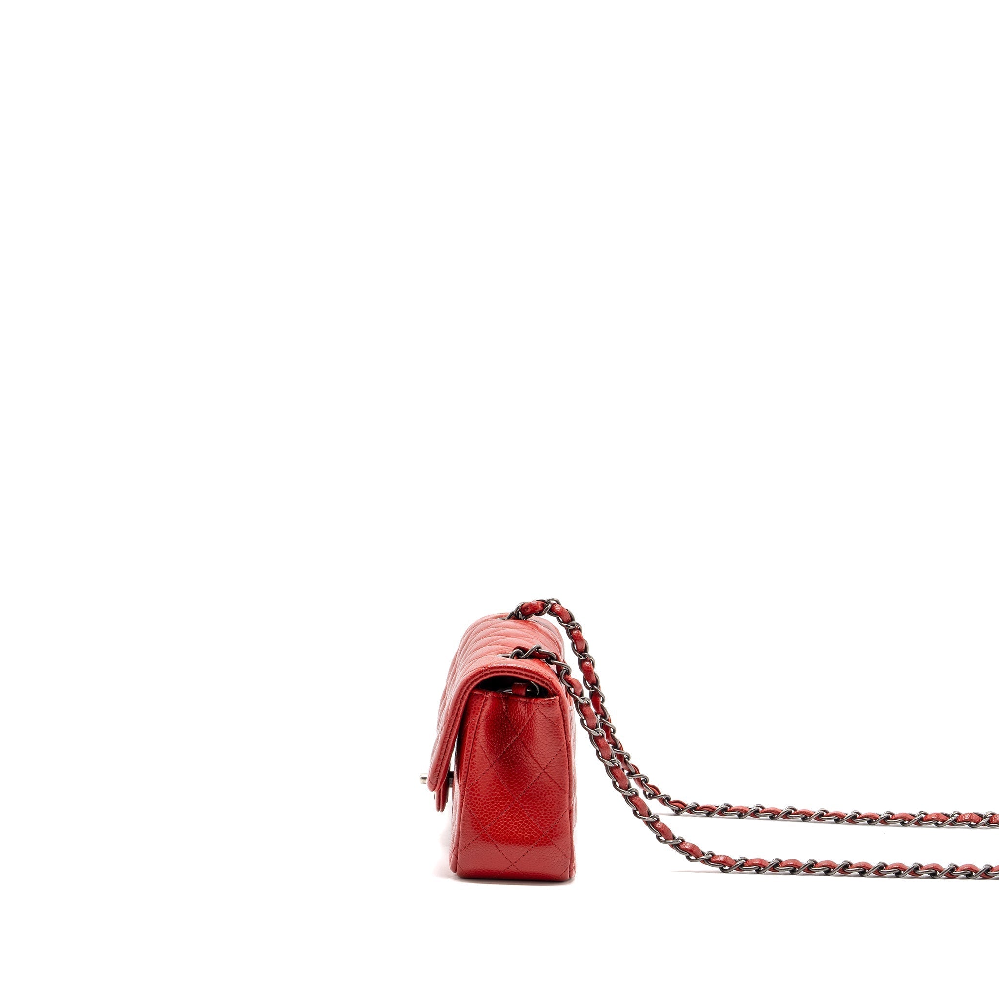 chanel-mini-rectangular-flap-bag-red-ruthenium-hardware