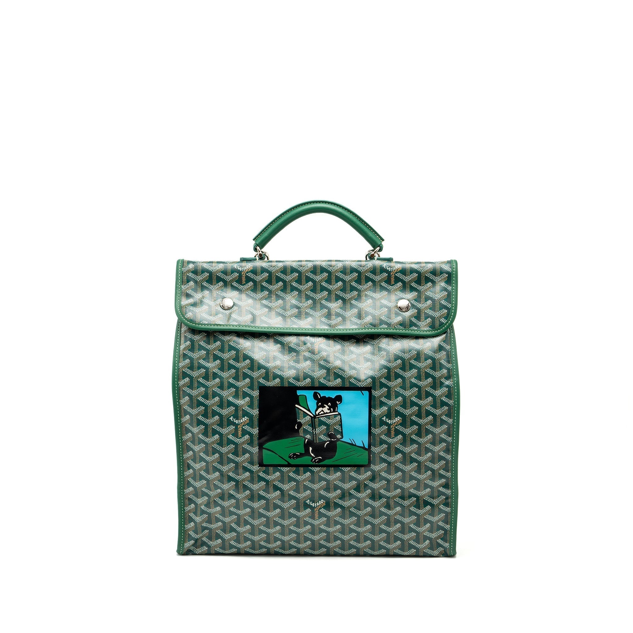 goyard-saint-leger-backpack-with-bulldog-print-green-shw