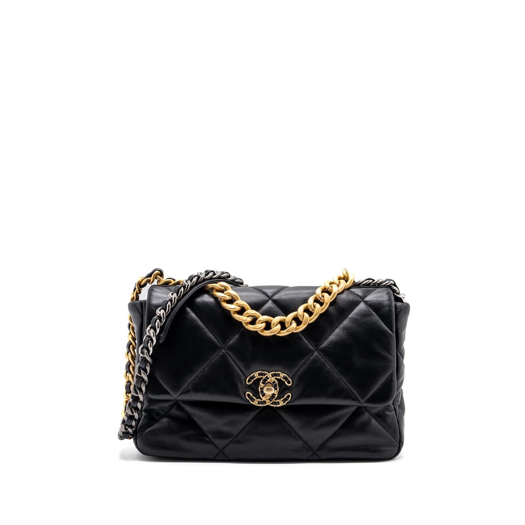 chanel-medium-19-bag-lambskin-black-multicolour-hardwaremicrochip