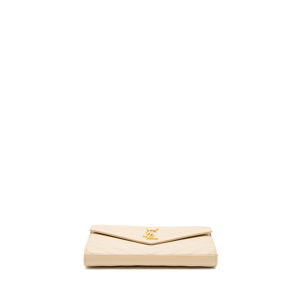 saint-laurent-cassandre-matelasse-chain-wallet-grained-calfskin-beige-ghw