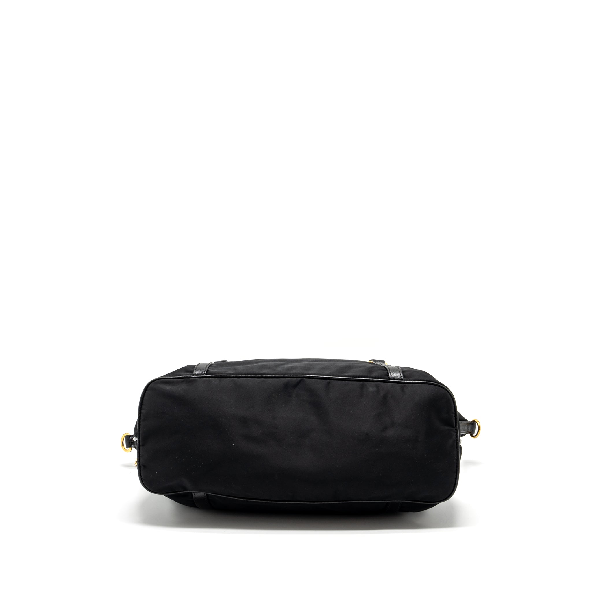 prada-zip-nylon-bag-black-ghw