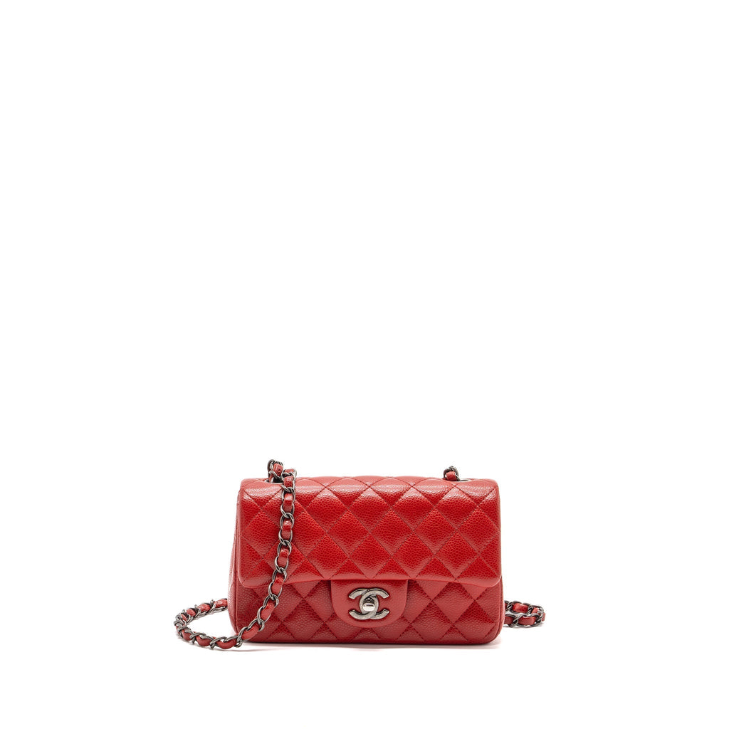 chanel-mini-rectangular-flap-bag-red-ruthenium-hardware