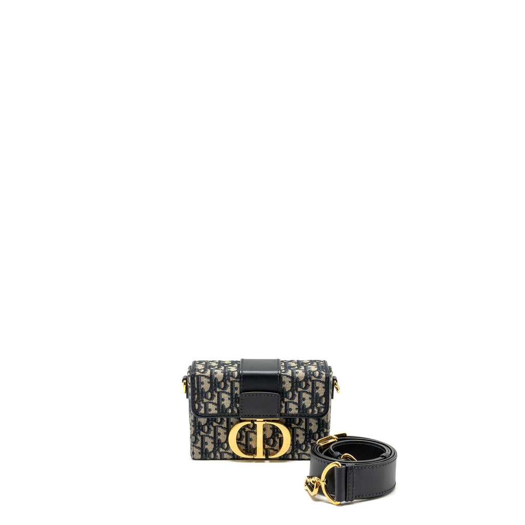 dior-30-montaigne-box-blue-oblique-jacquard-ghw-2