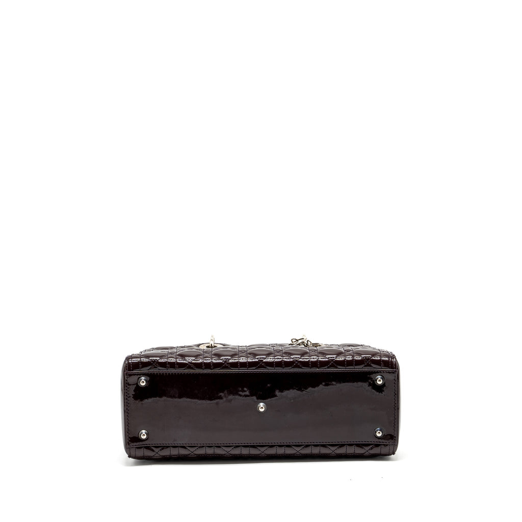 dior-large-lady-dior-patent-leather-burgundy-shw