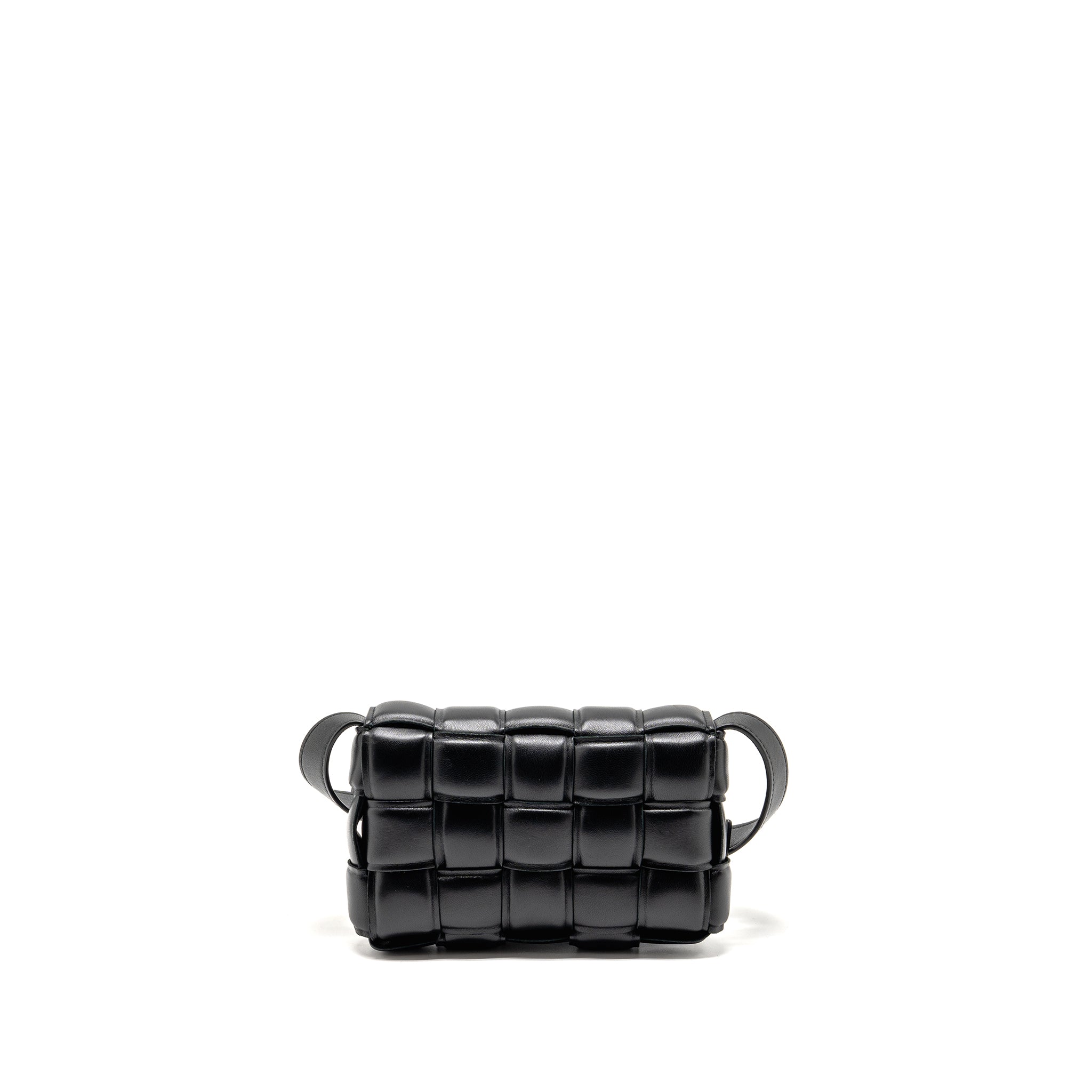 bottega-veneta-small-padded-cassette-bag-lambskin-black-ghw-1