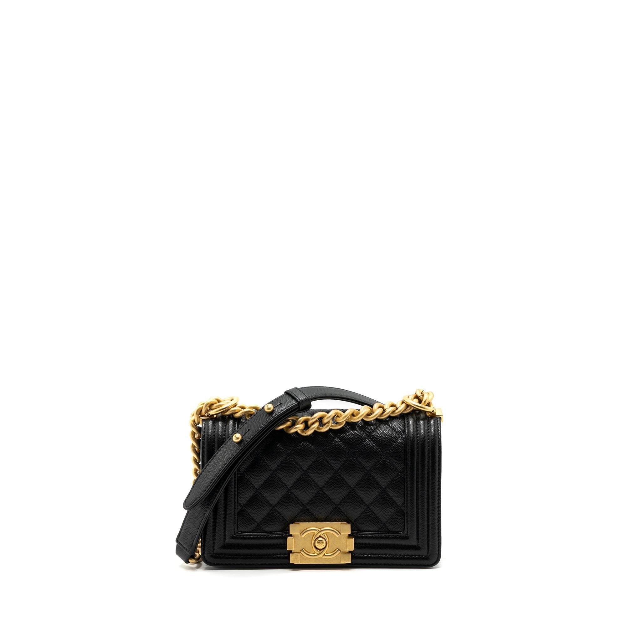 chanel-small-le-boy-leather-black-ghw-microchip