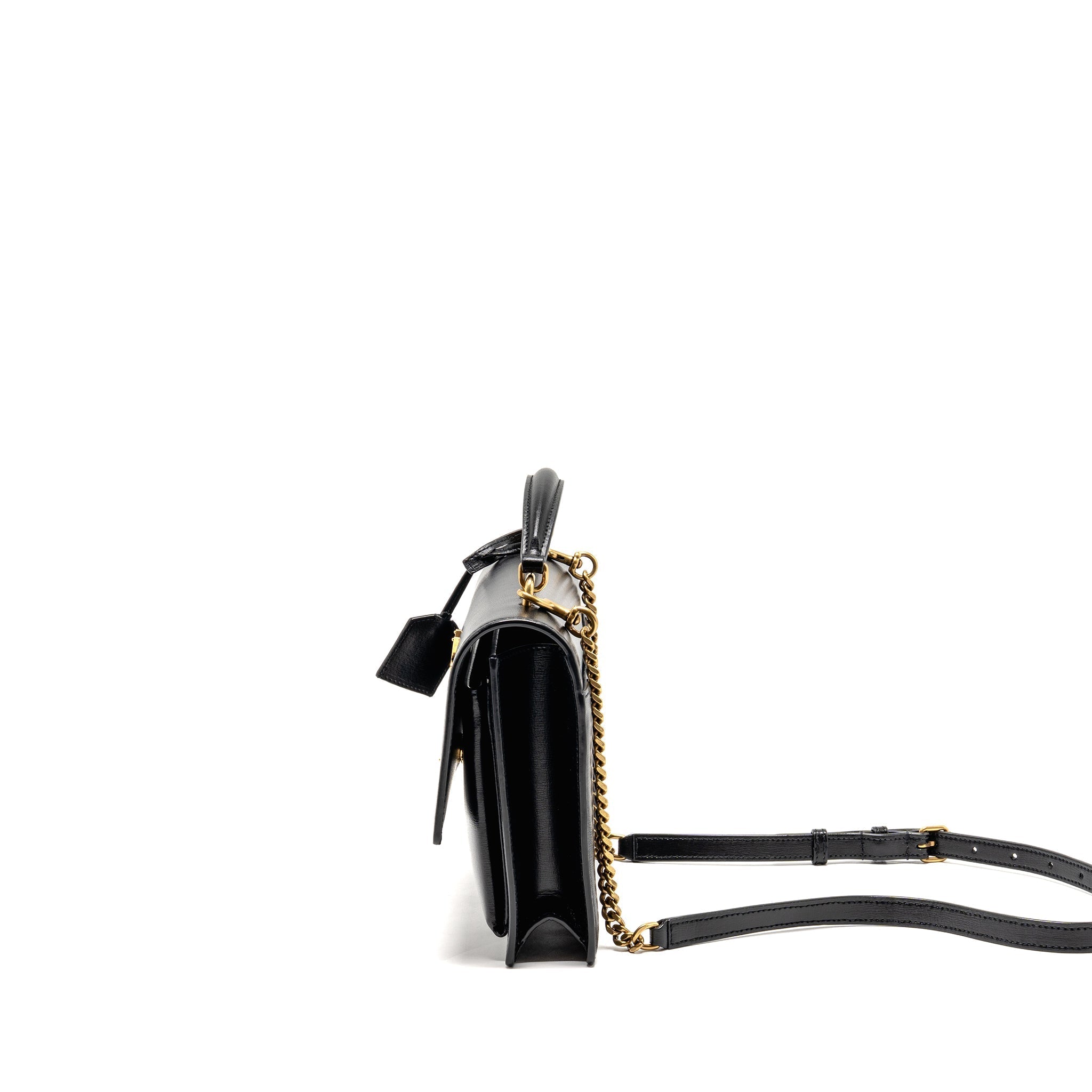 saint-laurent-ysl-medium-top-handle-sunset-bag-calfskin-black-ghw