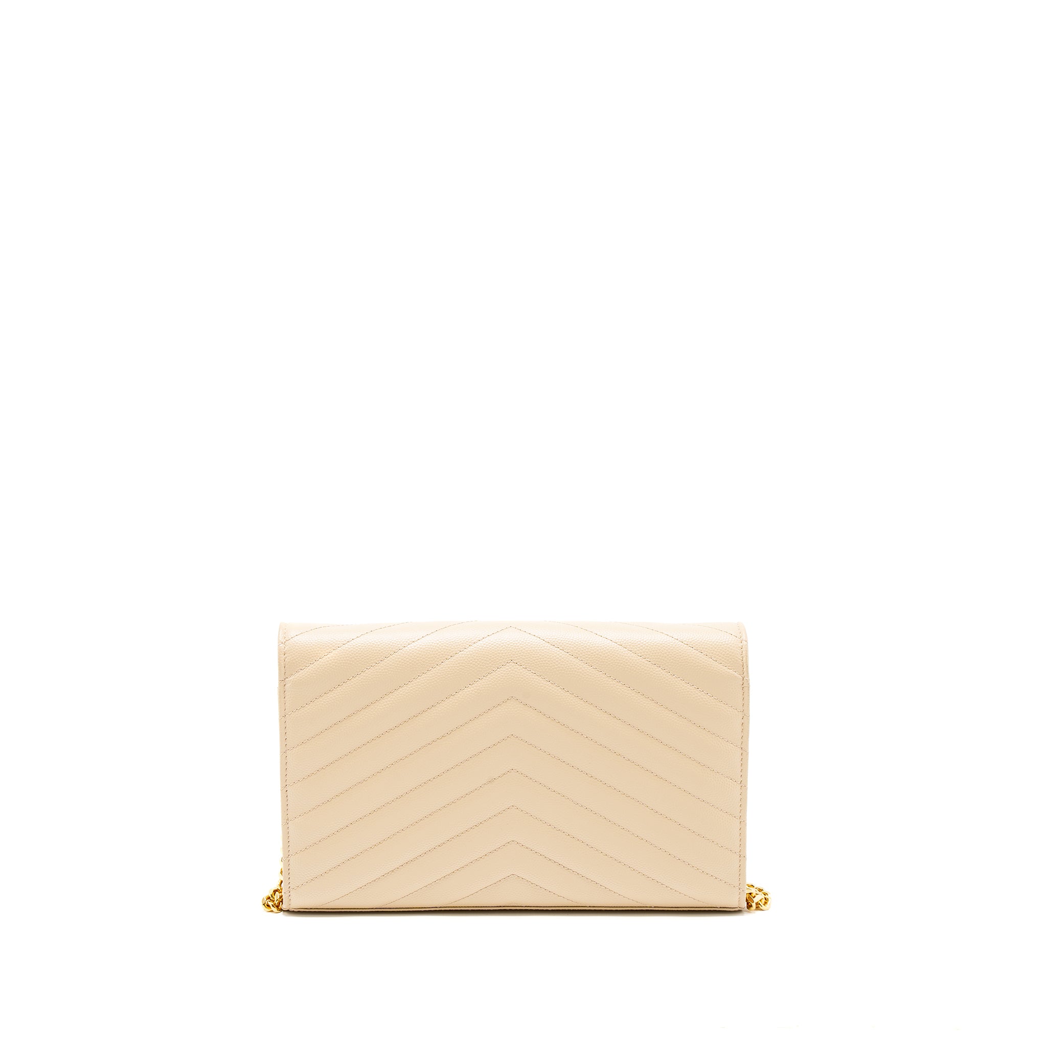 saint-laurent-cassandre-matelasse-chain-wallet-grained-calfskin-beige-ghw