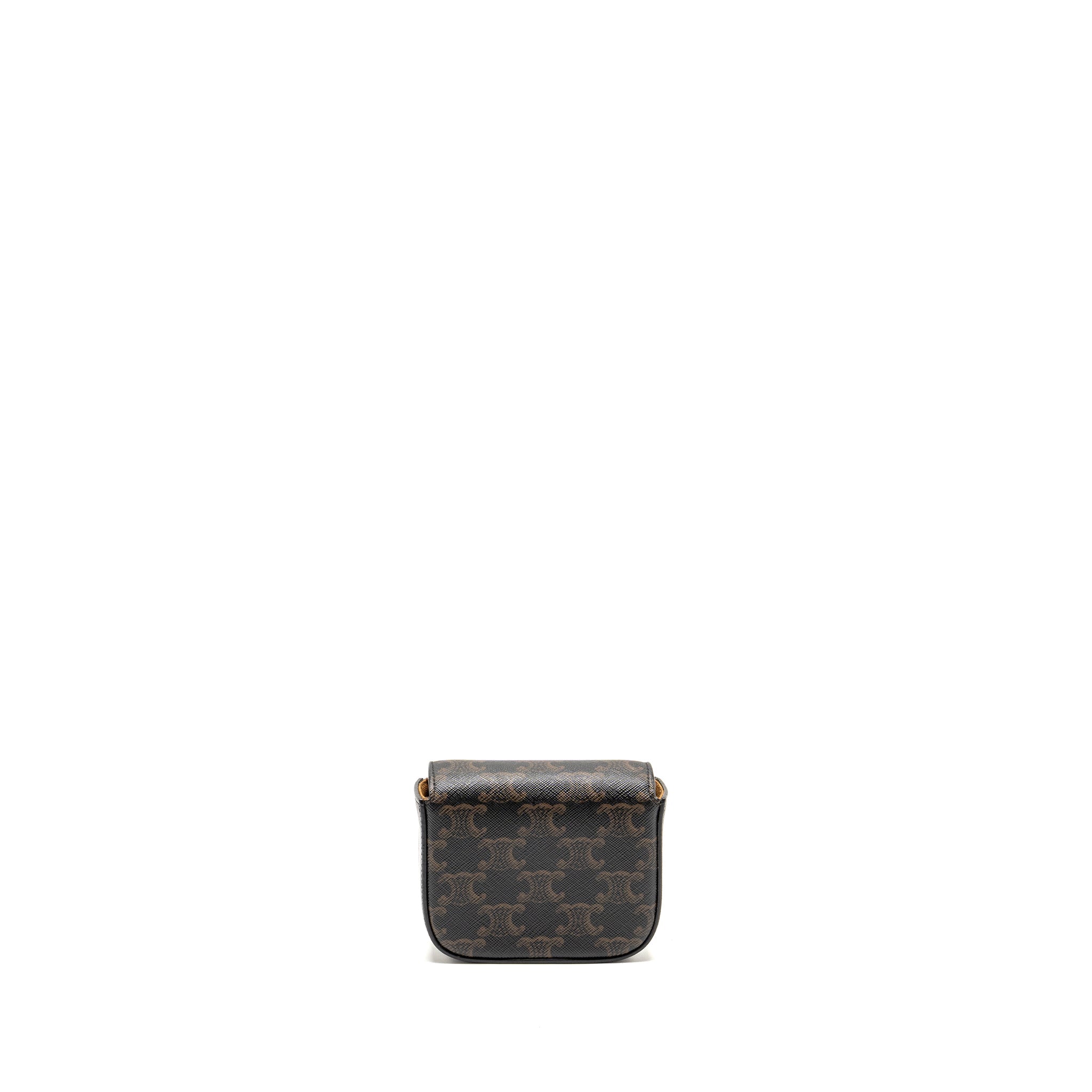 celine-mini-claud-bag-triomphe-canvas-calfskin-tan-ghw