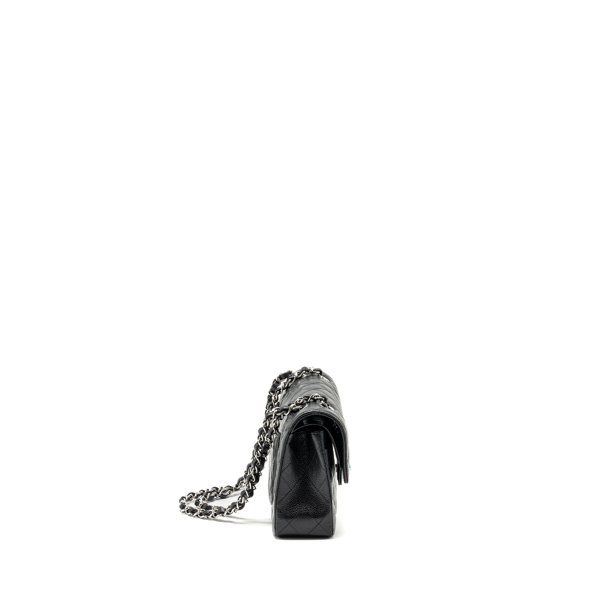 chanel-medium-classic-double-flap-bag-caviar-black-shw-microchip-copy