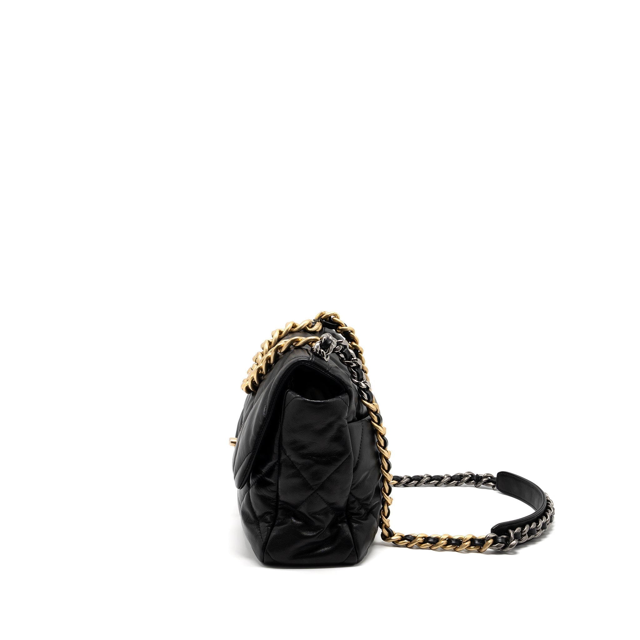 chanel-medium-19-bag-goatskin-black-multicolour-hardaware