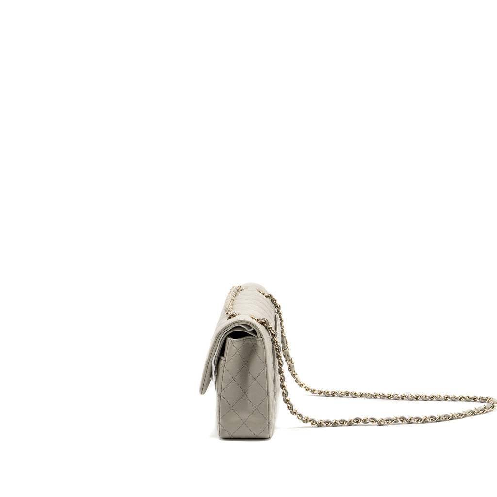 chanel-medium-classic-double-flap-bag-lambskin-light-grey-lghw-microchip-copy-1