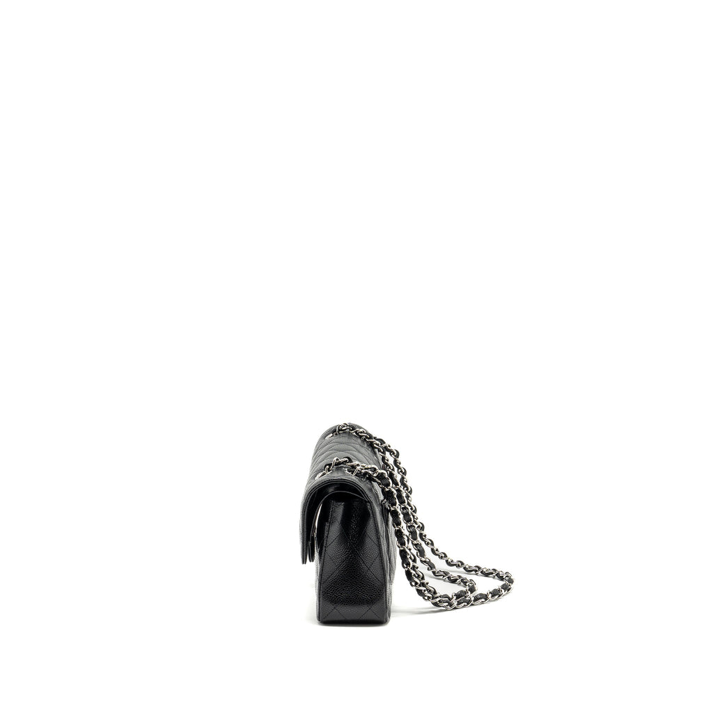 chanel-medium-classic-double-flap-bag-caviar-black-shw-microchip-copy