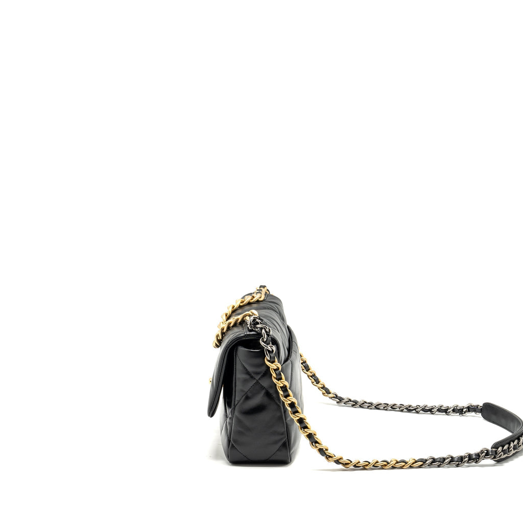 chanel-small-19-bag-goatskin-black-multicolor-hardware